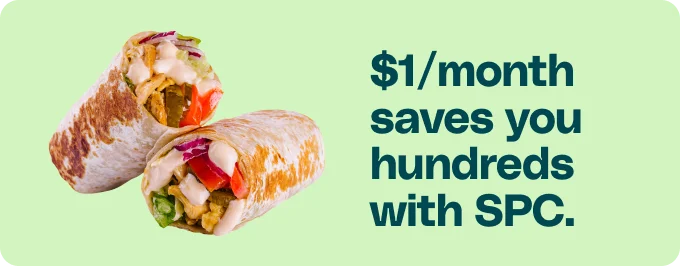 $1/ monrh saves you hundreds with SPC