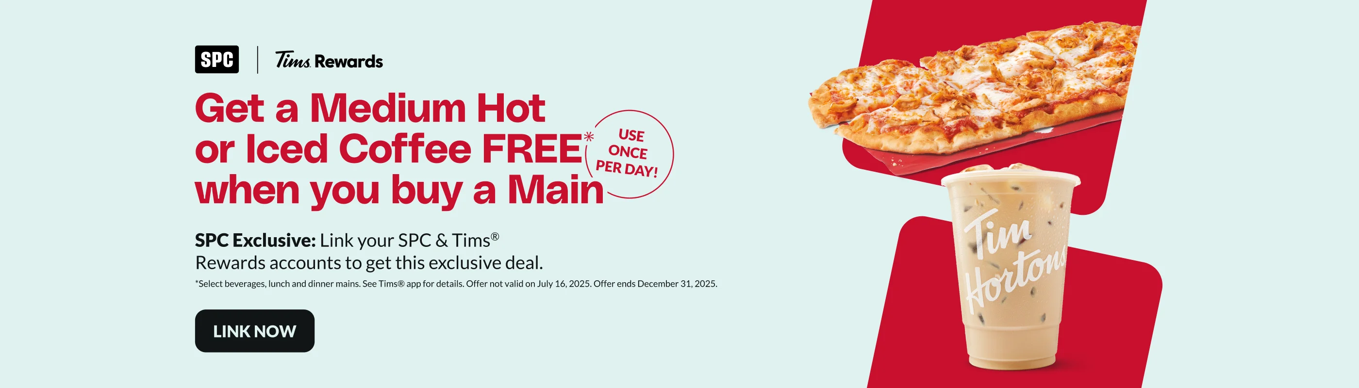 Landing page banner July