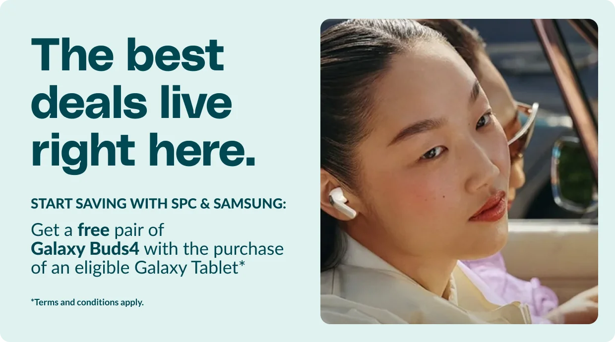 Get a free pair of Galaxy Buds 4 with the purchase of eligible galaxy tablet.*